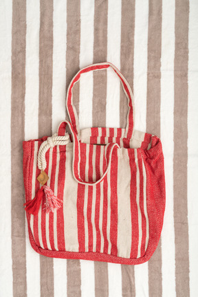 Stripped beach accessories