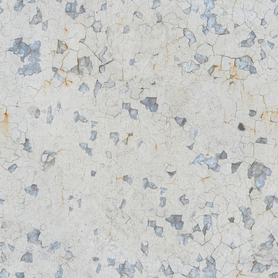 Metal surface covered with old paint Photo