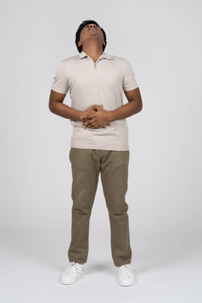 Man in casual clothes standing