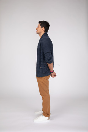 Man in casual clothes standing