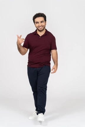 Cool smiling man