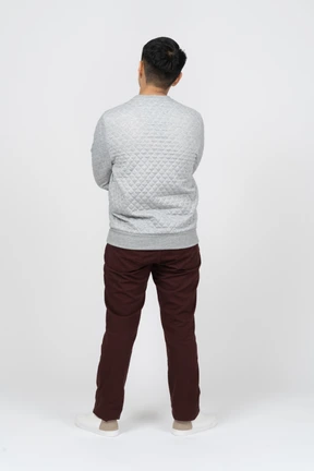 Man in casual clothes standing