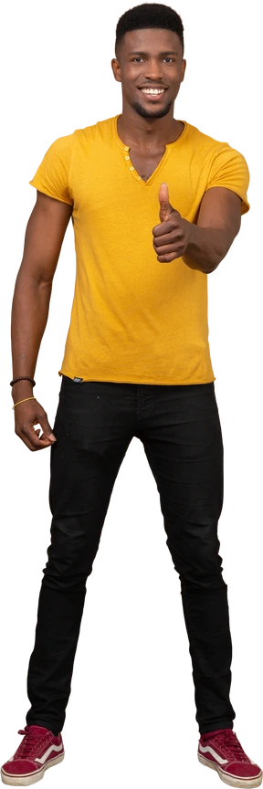 Man in casual clothes standing