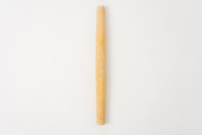 Rolling pin on white background