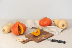 Tallar calabaza es exactamente mi cosa favorita
