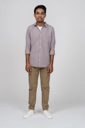 Man in casual clothes standing