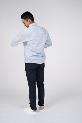 Man in casual clothes standing