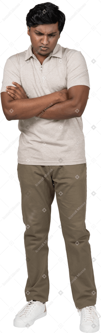 Man in casual clothes standing