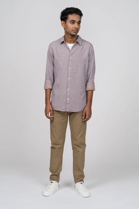 Man in casual clothes standing