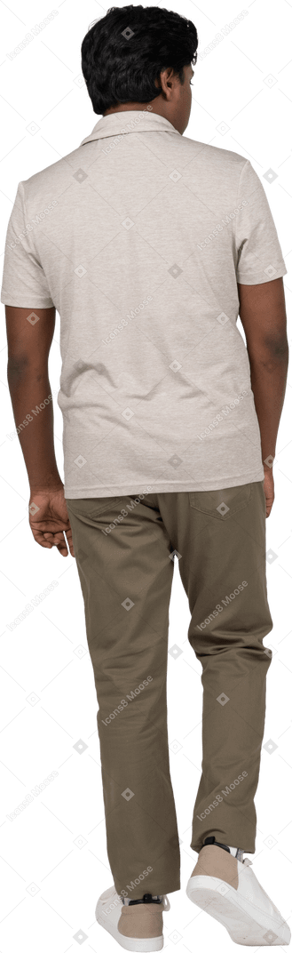 Man in casual clothes standing