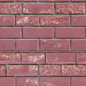 Texture de mur de briques rouges