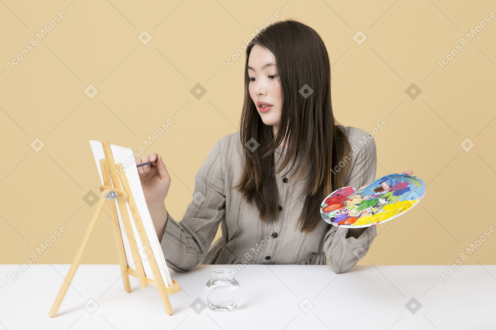 An artist in the making