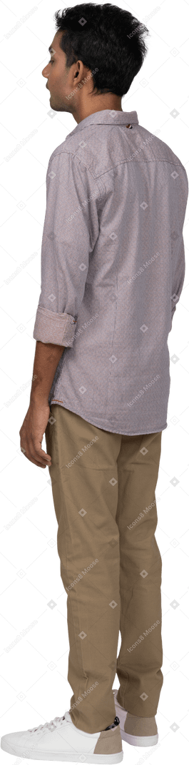 Man in casual clothes standing