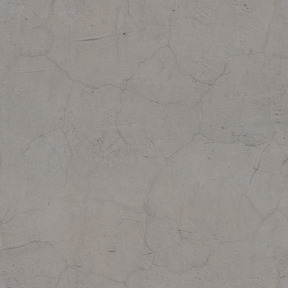 Mur de plâtre fissuré gris