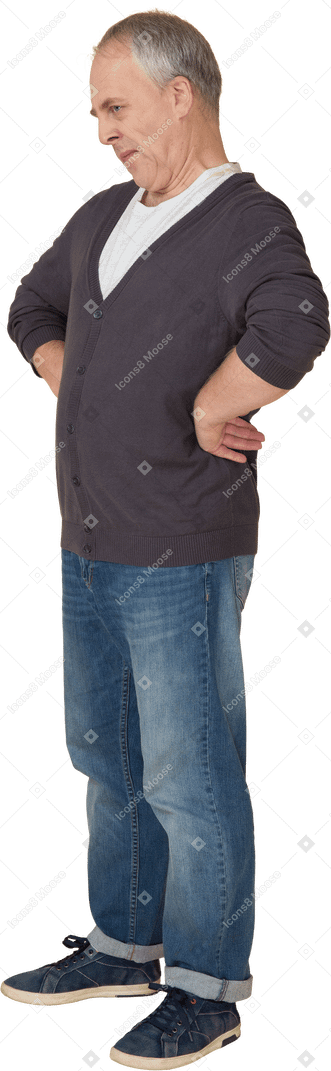 Man in casual clothes standing