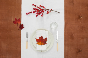 Autumn dinner