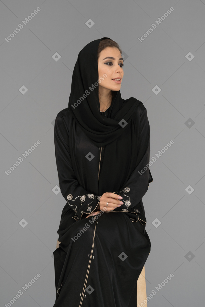 A beautiful muslim woman