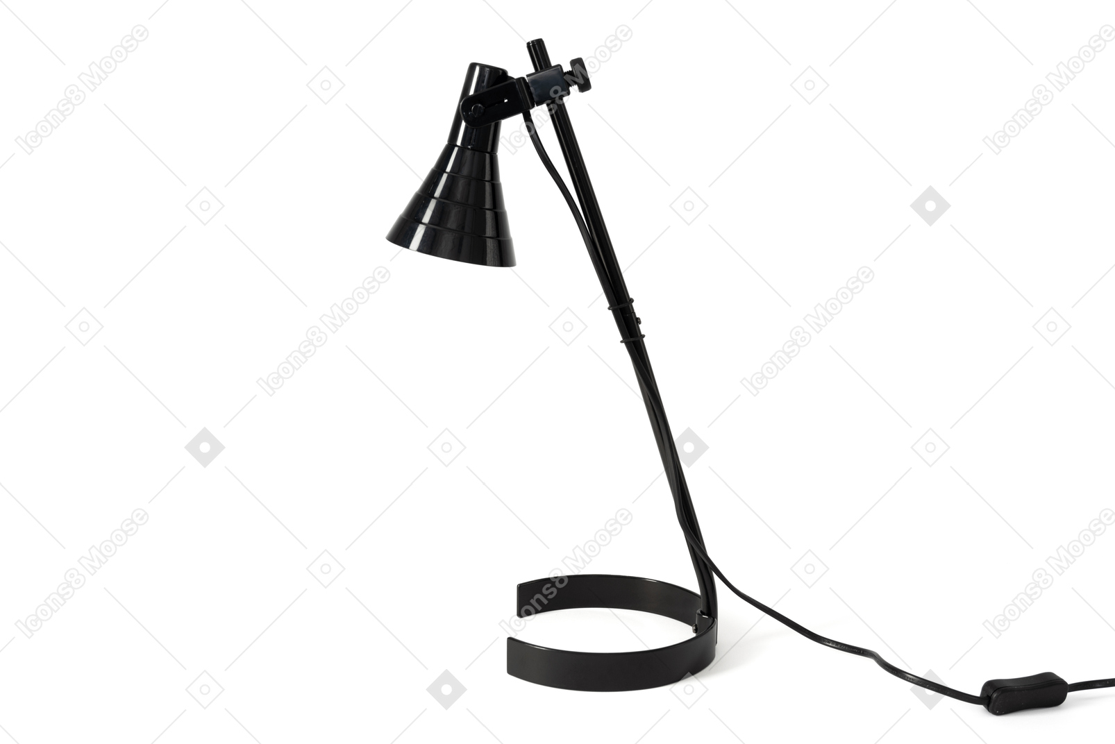 Lampada da tavolo nera