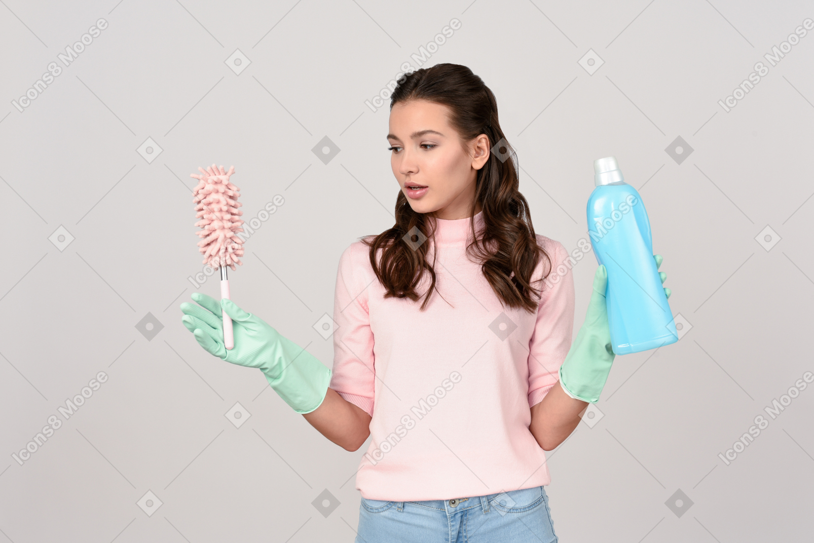 Elle est le nettoyeur le plus diligent