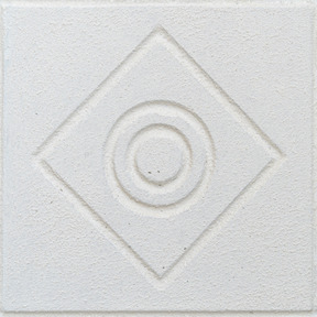 Plaster rhombus texture