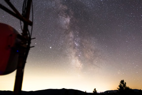 Vue de l'espace depuis la terre