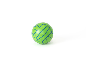 Grüner volleyballball