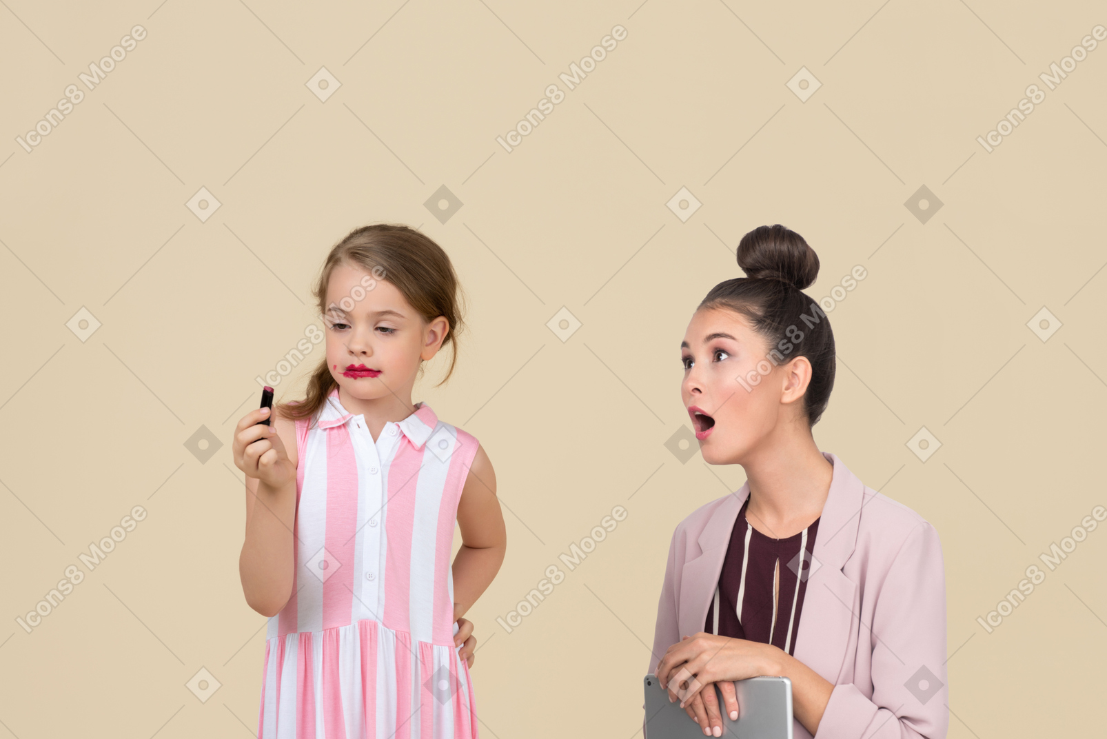 And how explain it to a child that you can't steal mom's brand cosmetic?