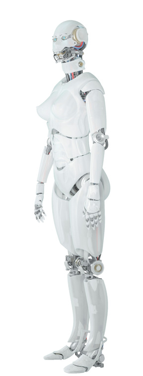 Female robot android