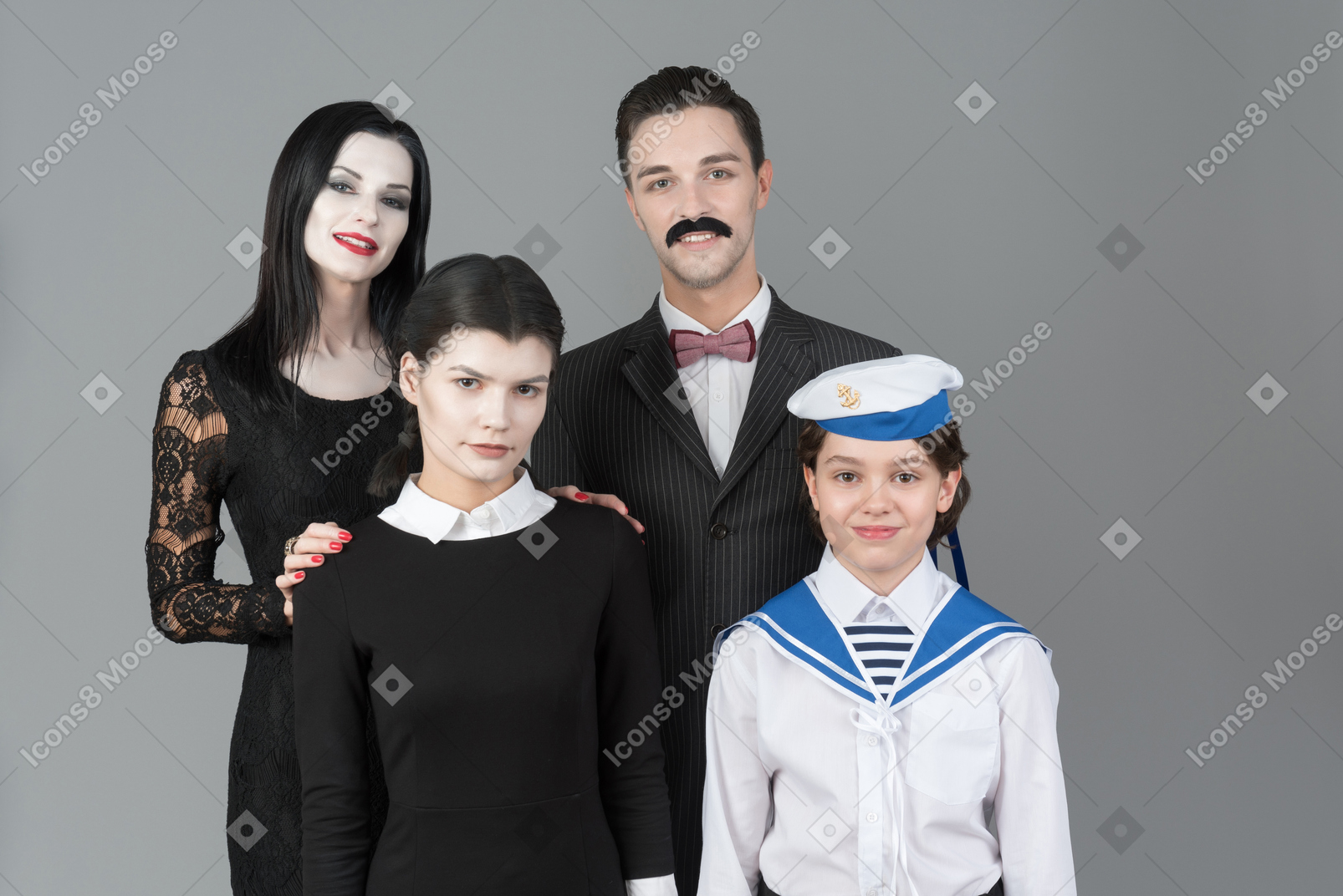 Семейное фото аддамс