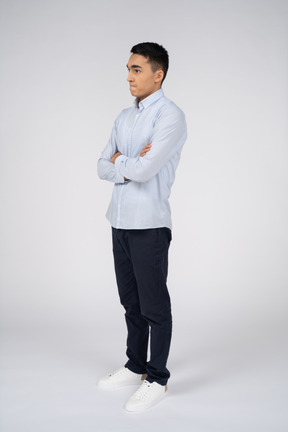 Man in casual clothes standing