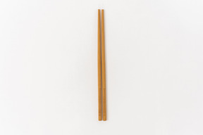 Food sticks on a white background