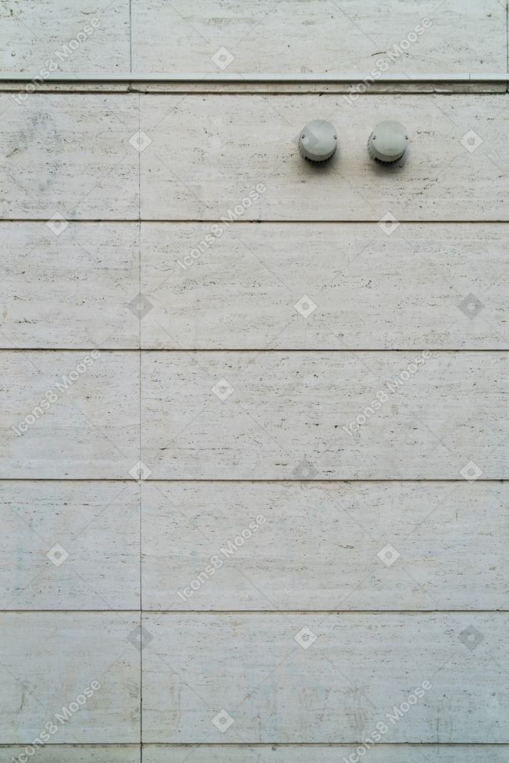 White ceramic tiles on the wall