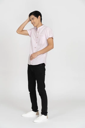 Man in casual clothes standing