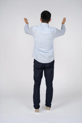 Man in casual clothes standing