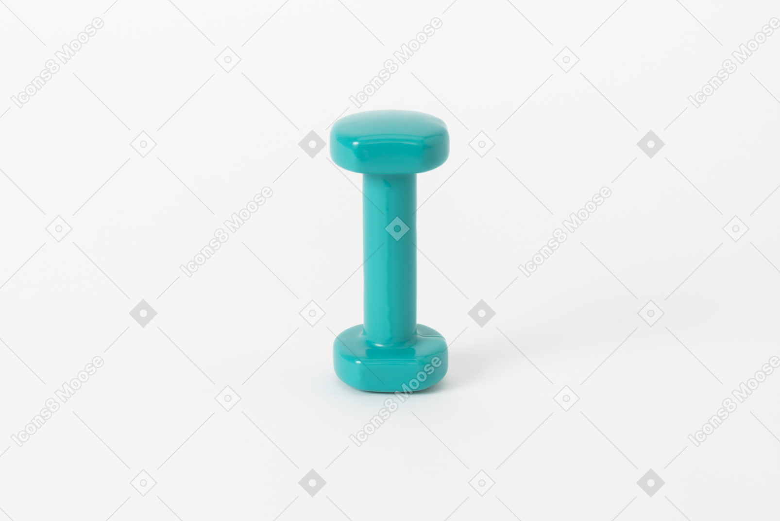 Plastic toy dumbbell