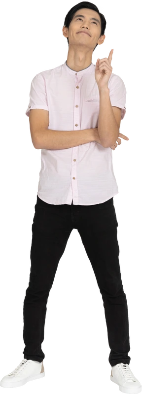 Man in casual clothes standing