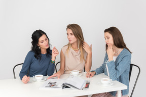 Avoir beaucoup à parler après la pause avec mes filles