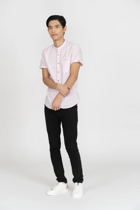 Man in casual clothes standing