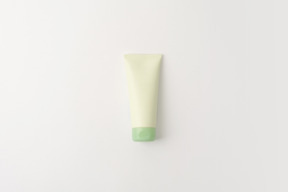 Hand cream tube mockup