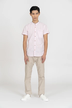 Man in casual clothes standing