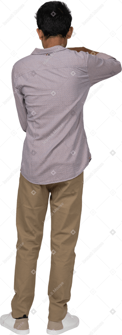 Man in casual clothes standing