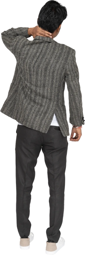 Man in suit standing